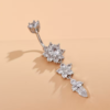 Piercing de Nombril "Éclosion Précieuse" – Fleur de Zircone – Image 3
