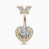 Piercing de Nombril Papillon Enchanté – Douceur et Féminité – Image 3