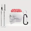 etui airpod crâne effrayant en 3D, – Image 2