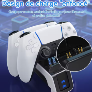 Station "Dual-Power" – Chargeur Rapide pour Manette PS5