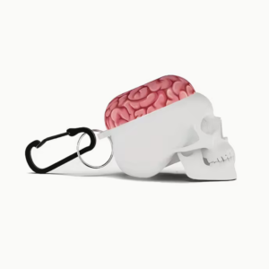 etui airpod crâne effrayant en 3D,