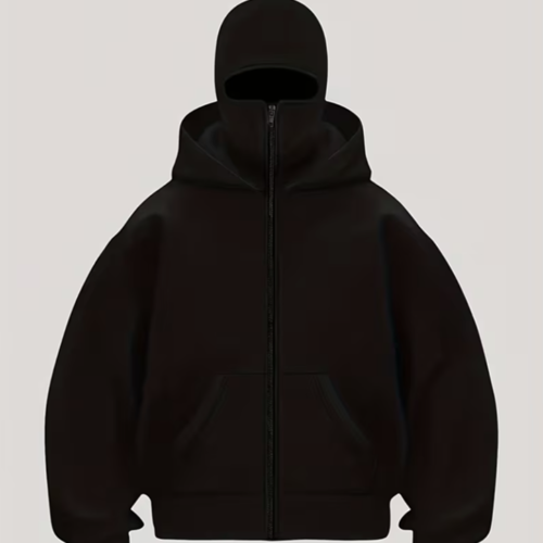 Hoodie mixte tendance avec masque intégré