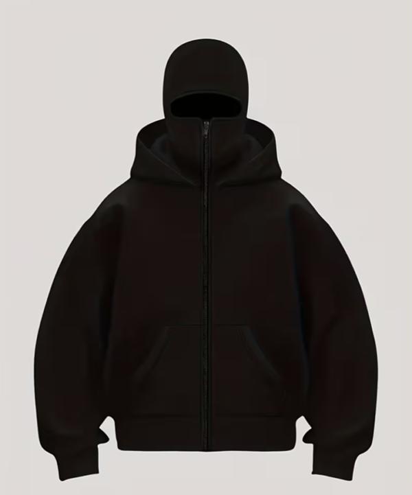 Hoodie mixte tendance avec masque intégré