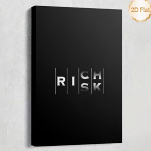 Toile Encadrée "Mindset : Risk & Reward"