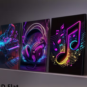 Triptyque "Nordic Harmony" – L'Élégance du Bois et de l'Art Plat