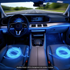 DriveGlow – Kit d'Ambiance Fibre Optique RGB