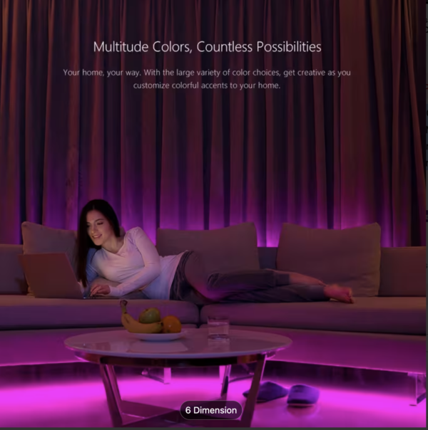 Panorama Light – Bande LED XXL Connectée & Multimodes