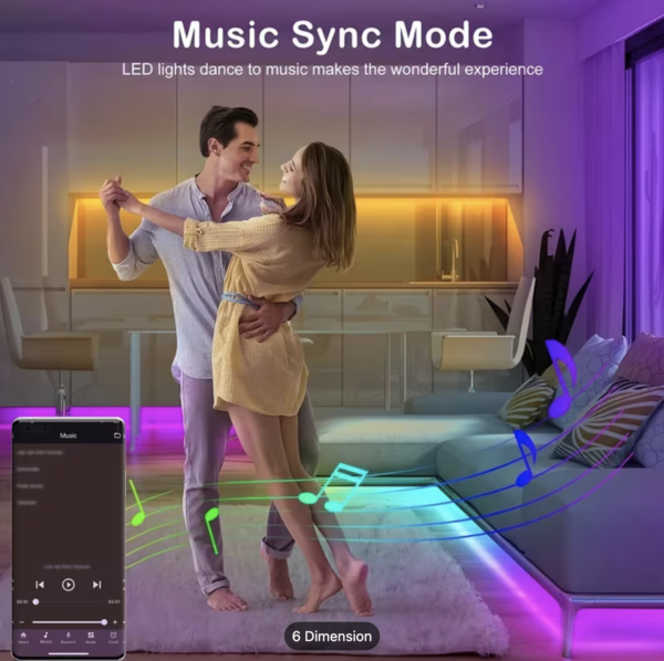 Panorama Light – Bande LED XXL Connectée & Multimodes