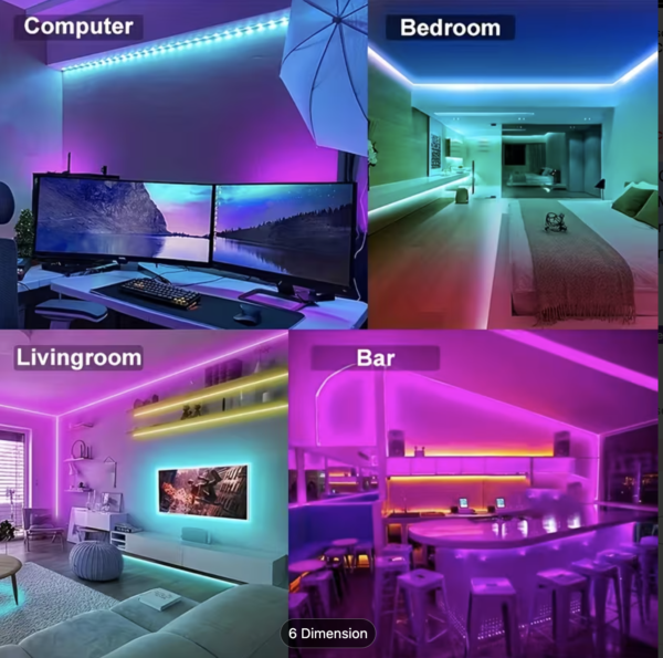 Panorama Light – Bande LED XXL Connectée & Multimodes