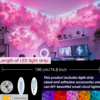 AJK Lampe Nuage LED (190cm/74.8in) | Synchronisation Musicale RGB, – Image 4