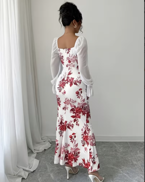 Robe Longue Majesté Florale