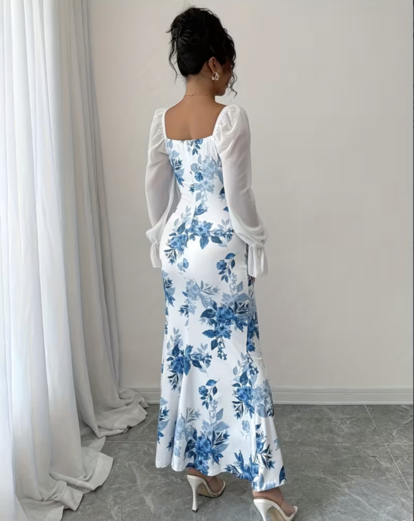 Robe Longue Majesté Florale