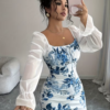 Robe Longue Majesté Florale – Image 12