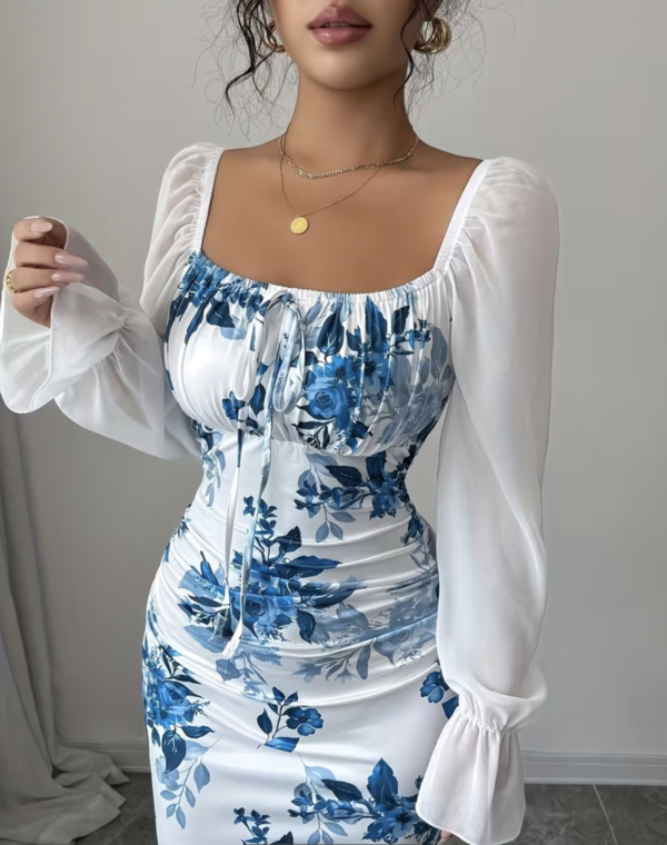 Robe Longue Majesté Florale