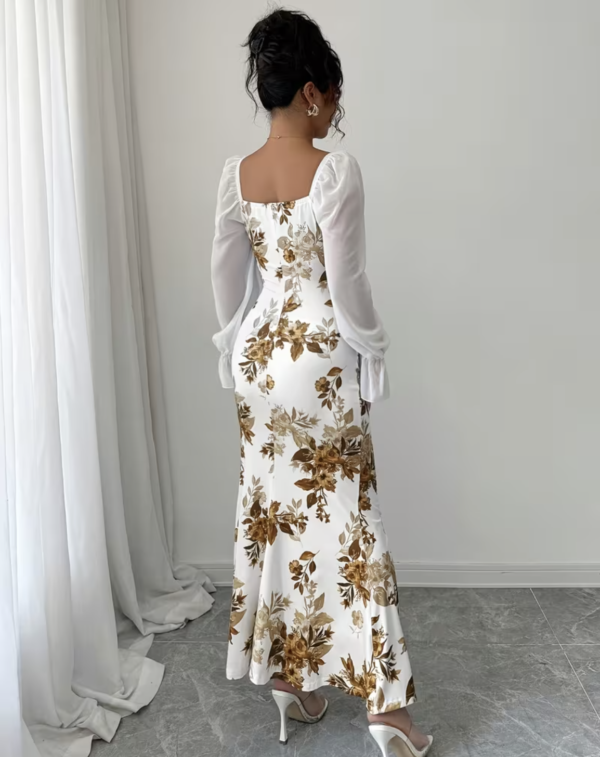 Robe Longue Majesté Florale