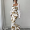 Robe Longue Majesté Florale – Image 18