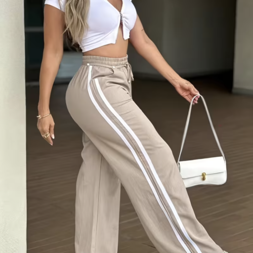 Pantalon Palazzo Parallel Chic