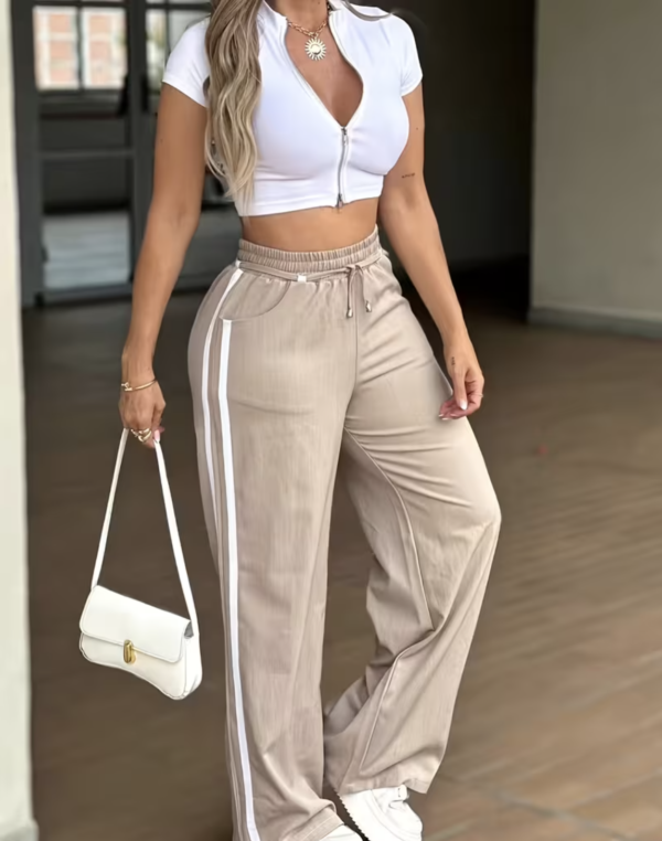 Pantalon Palazzo Parallel Chic