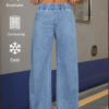 Jean Large Épure Indigo