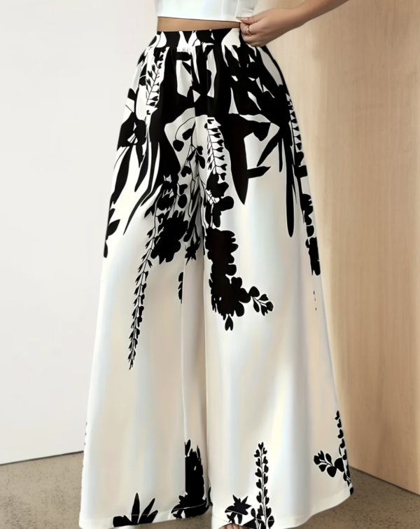 Pantalon Imprimé Flora (Minimaliste, sobre )