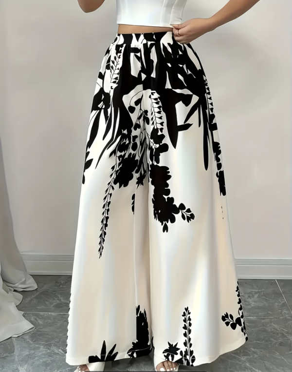 Pantalon Imprimé Flora (Minimaliste, sobre )