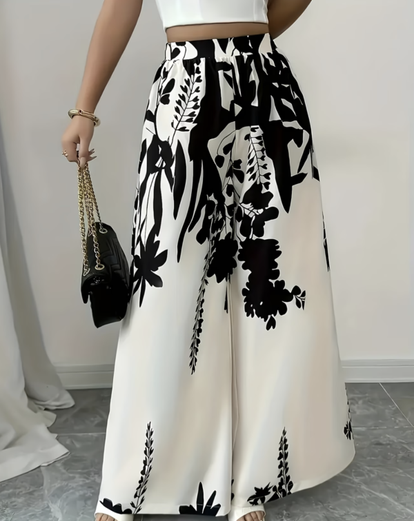 Pantalon Imprimé Flora (Minimaliste, sobre )
