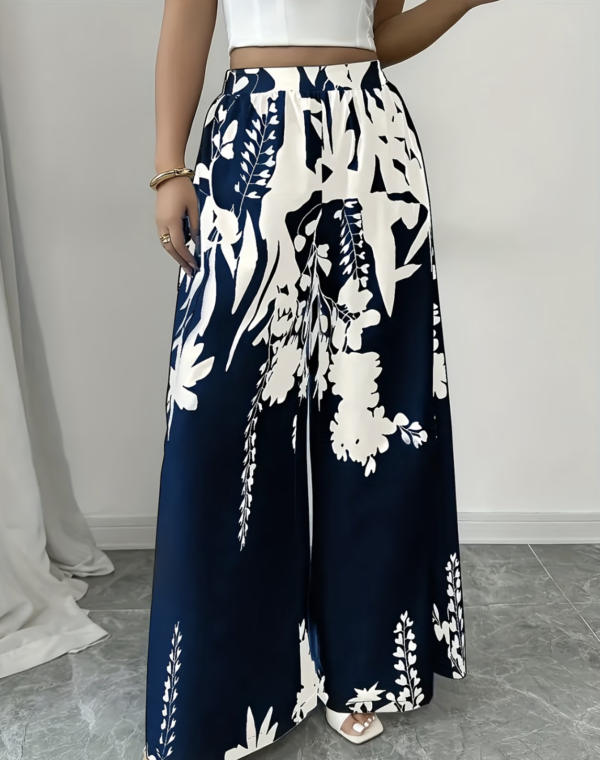 Pantalon Imprimé Flora (Minimaliste, sobre )