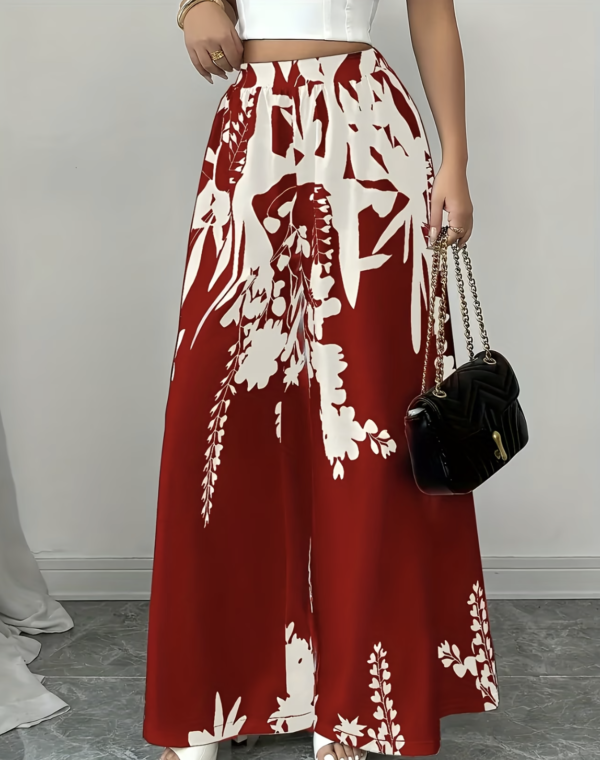 Pantalon Imprimé Flora (Minimaliste, sobre )