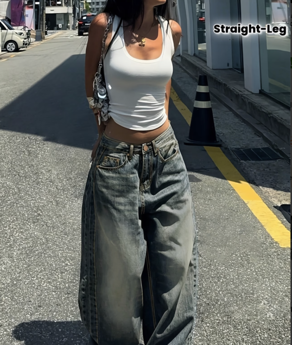 Jean Large Style Américain