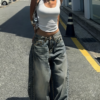 Jean Large Style Américain