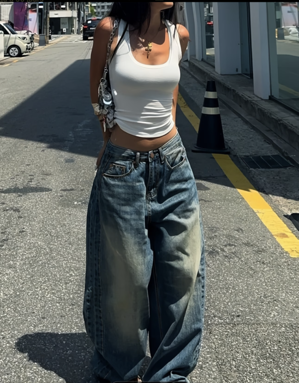 Jean Large Style Américain
