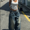Jean Large Style Américain
