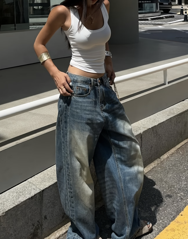 Jean Large Style Américain