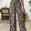 Pantalon Large Imprimé Léopard (Clair, descriptif et optimal pour la recherche)