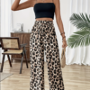 Pantalon Large Imprimé Léopard (Clair, descriptif et optimal pour la recherche)