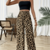 Pantalon Large Imprimé Léopard (Clair, descriptif et optimal pour la recherche)