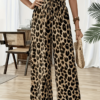 Pantalon Large Imprimé Léopard (Clair, descriptif et optimal pour la recherche)