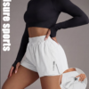 Short de Fitness Double Épaisseur avec Poches