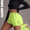 Short de Fitness Double Épaisseur avec Poches