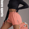 Short de Fitness Double Épaisseur avec Poches