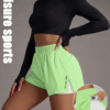 Short de Fitness Double Épaisseur avec Poches