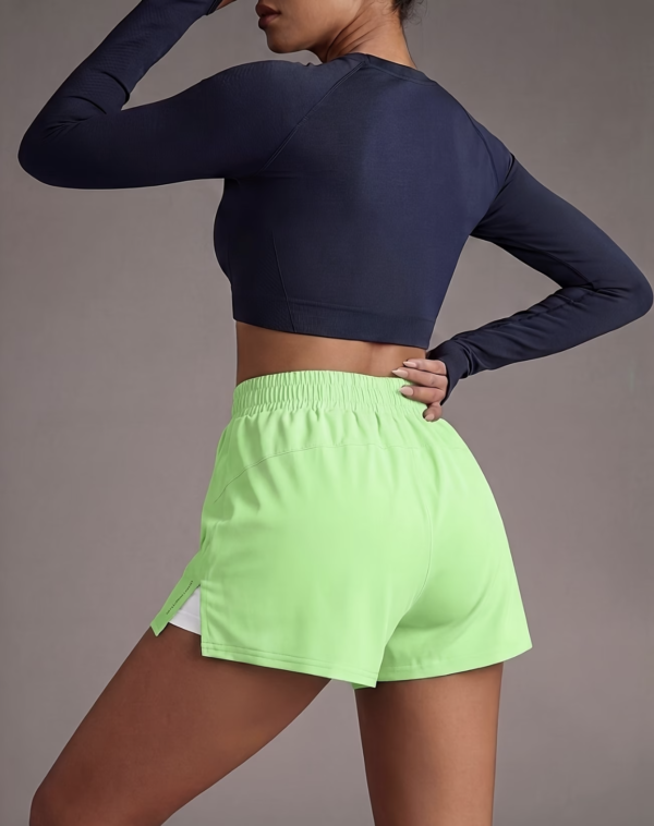 Short de Fitness Double Épaisseur avec Poches
