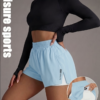 Short de Fitness Double Épaisseur avec Poches