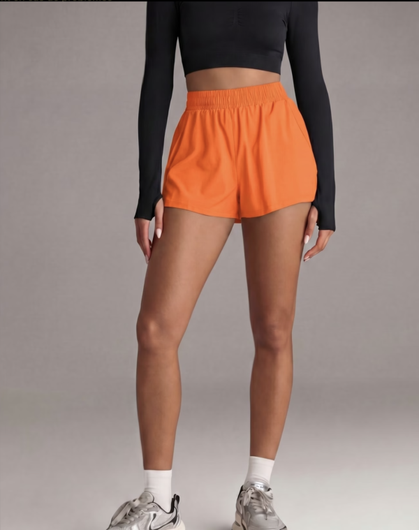 Short de Fitness Double Épaisseur avec Poches