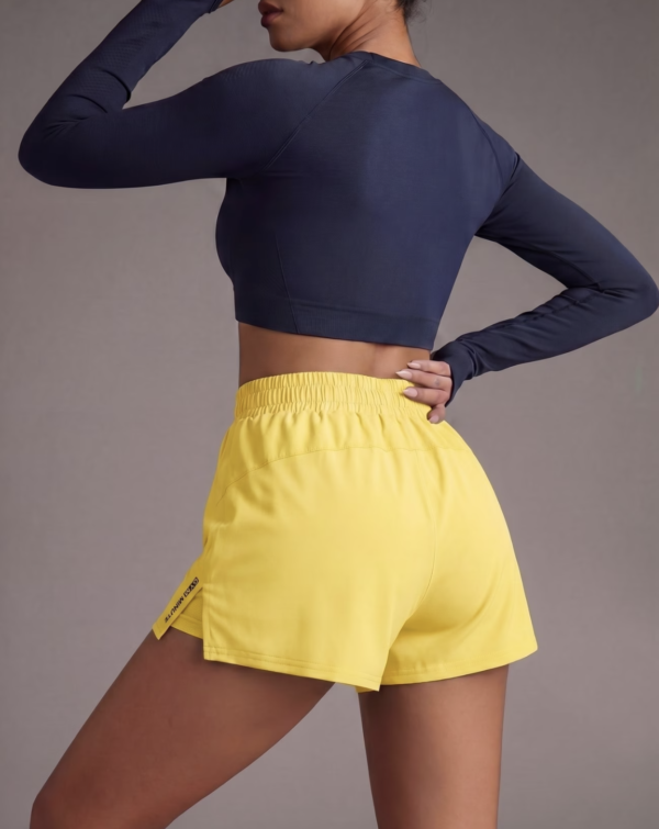 Short de Fitness Double Épaisseur avec Poches