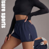Short de Fitness Double Épaisseur avec Poches