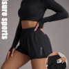 Short de Fitness Double Épaisseur avec Poches