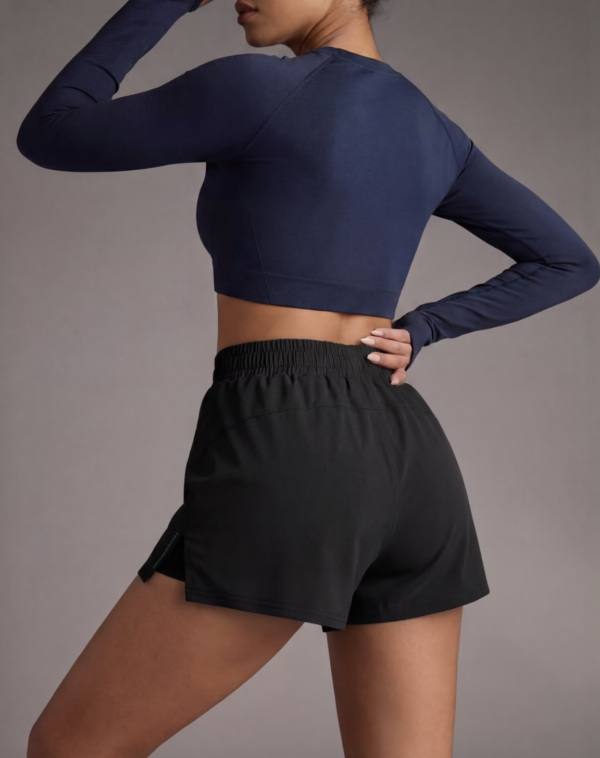 Short de Fitness Double Épaisseur avec Poches