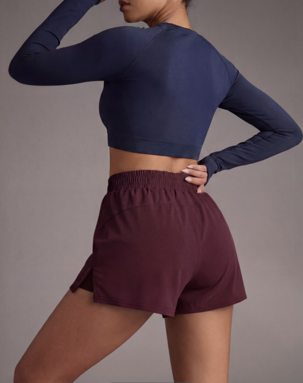 Short de Fitness Double Épaisseur avec Poches