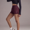 Short de Fitness Double Épaisseur avec Poches